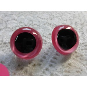 画像: 約18ｍｍ　在庫処分！お買い得なプラスティックアイ　4個入り